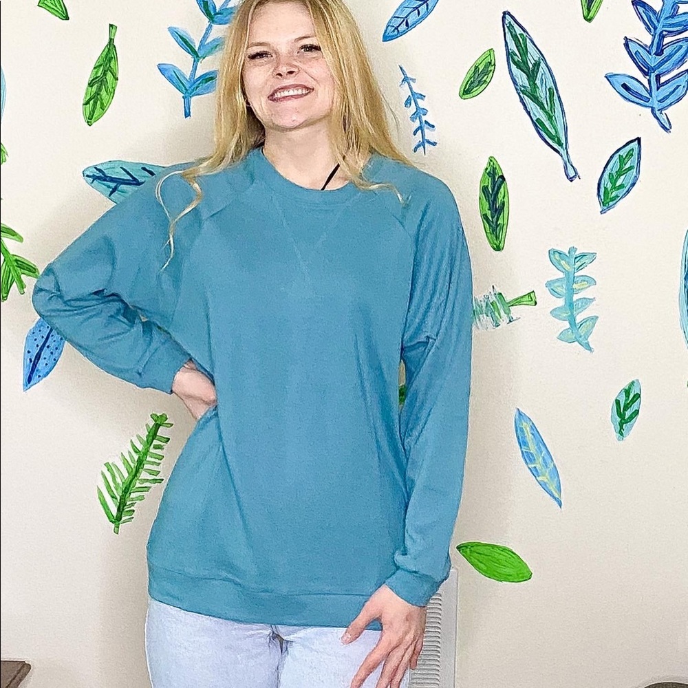 Teal Raglan! True to Size